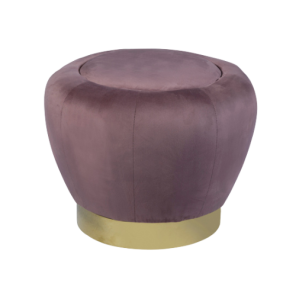 Pufe Gucci Veludo Inca Uva - 0,60m diâmetro