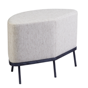 Pufe Seixo Linho Cru 0.64l X 0.46a X 0.35p (13 Lua)