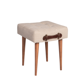 Pufe com Puxador Linho Bege - 0,39 x 0,39 x 0,43h (3)