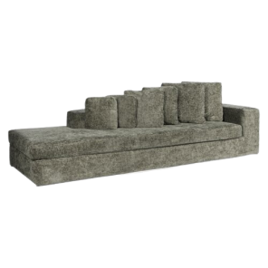 Sofá Cipriani Capa Chenile Verde Militar – 3,00 x 1,00 x 0,65h