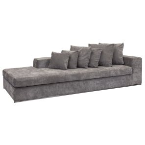 Sofá Cipriani Veludo Andorra Cinza - 3,00 x 1,00 x 0,65h (2)