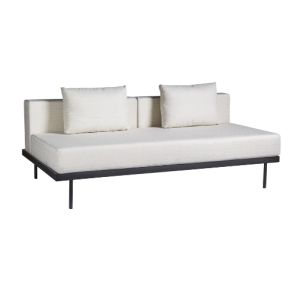 Sofá Elza Modular Cru 1.80l X 0.65a X 0.90p (02 Lugares)