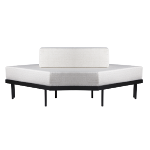 Sofá Elza Modular Cru 1.86l X 0.42a X 1.23p (Ilha)