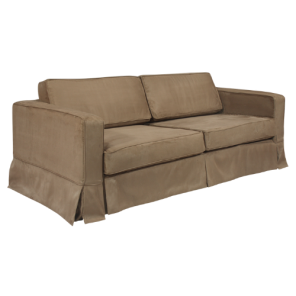 Sofá Eva com Capa Camurça Marrom 2,00 x 0,92 x 0,63 h