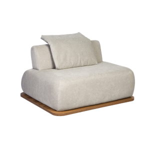 Sofá Loft 1,20l x 0,75a x 1.06p Veludo Cinza (Módulo Poltrona)