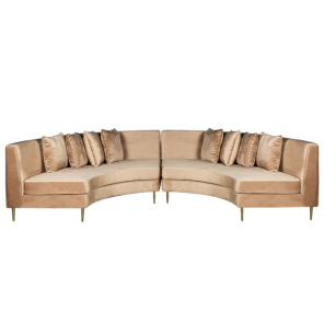 Sofá Manoela Camurça Camelo - 3,12 x 1,56 x 0,78h