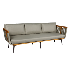 Sofá Trancoso Linho Rústico Fendi 2.20l X 0.70a X 0.80p