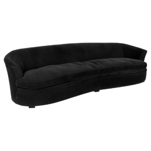 Sofá Vedette Veludo Preto(a) 3.15l X 0.70a X 1.00p