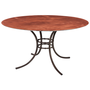 Tampo Cobre com base bambu - 1,45 diâmetro