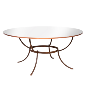 Tampo Espelho Friso Dourado com Base Suva - 1,60m diâmetro x 0,75h