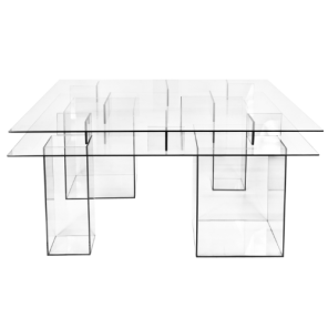 Tampo de Vidro em Base Vidro Curvo Com Espaçadores