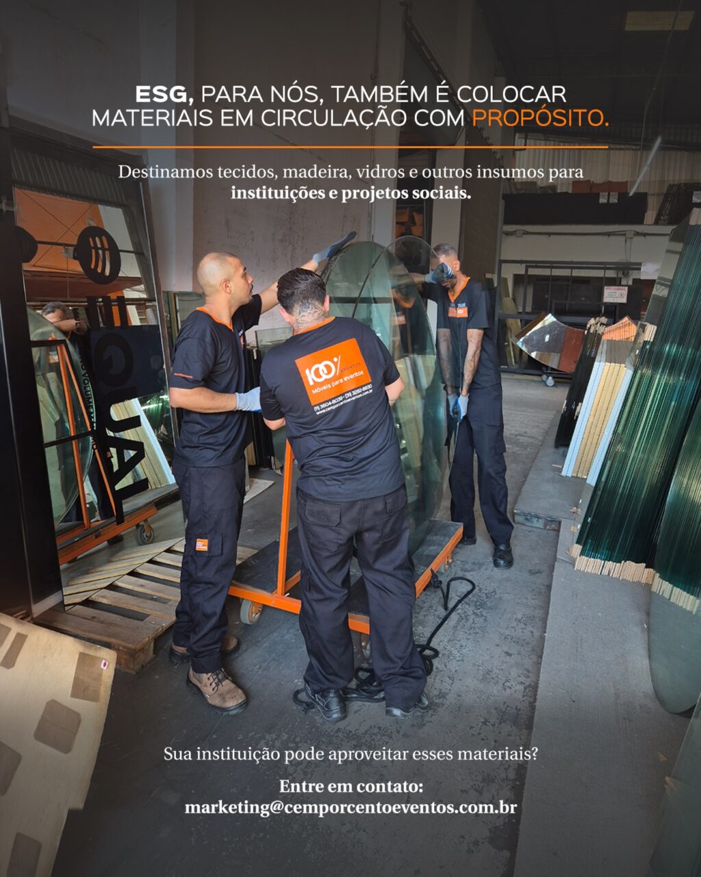 Instagram post from cemporcentoeventos. This post is in position 3.